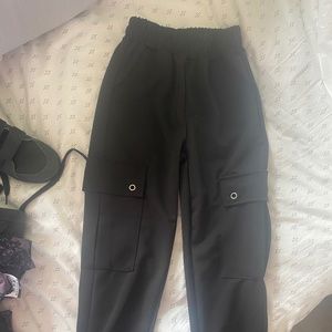 Black hip hop pants for costume